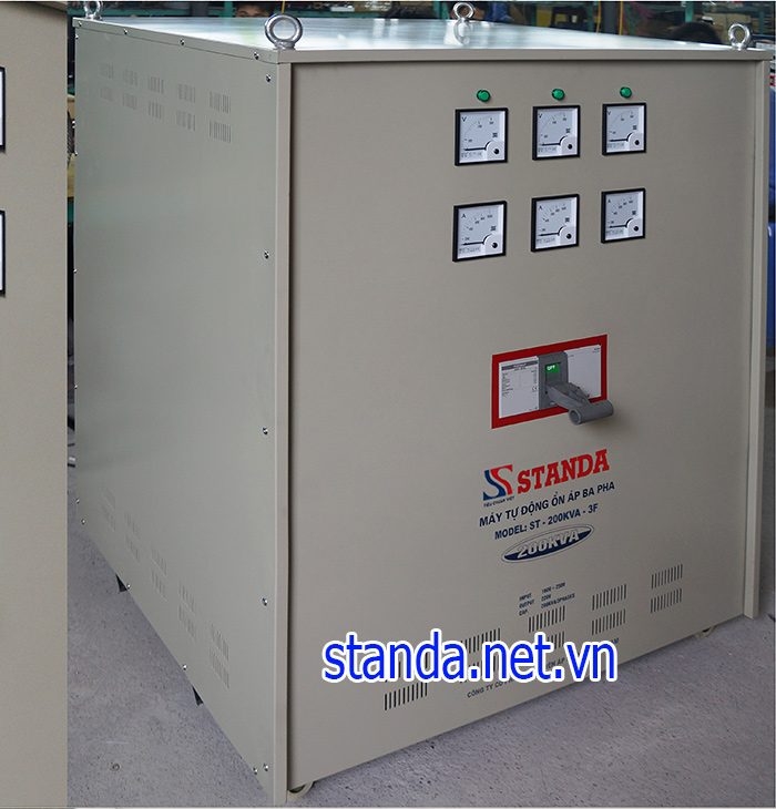 ỔN ÁP STANDA 200KVA DẢI 260V-430V