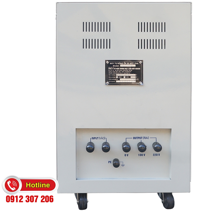 ỔN ÁP STANDA 20KVA DẢI 50V-250V