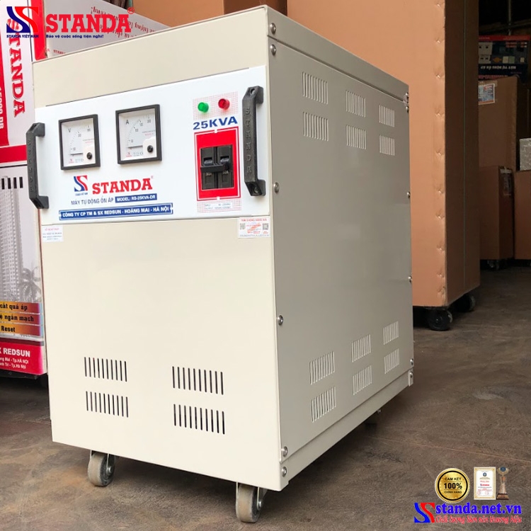 ỔN ÁP STANDA 25KVA DẢI 90V