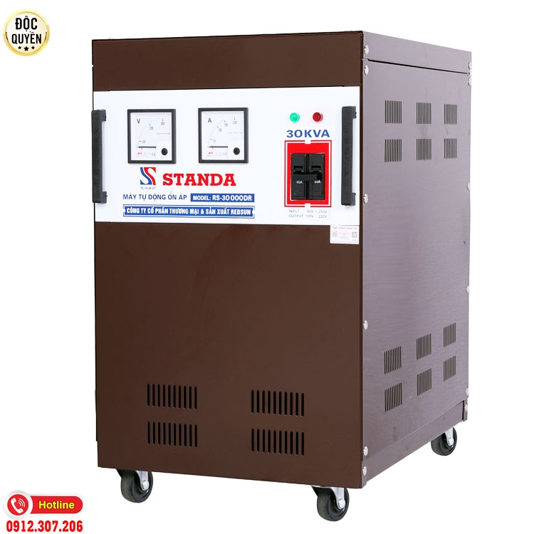 ỔN ÁP STANDA 30KVA DẢI 90V-250V