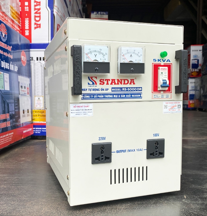 ỔN ÁP STANDA 5KVA CHÍNH HÃNG