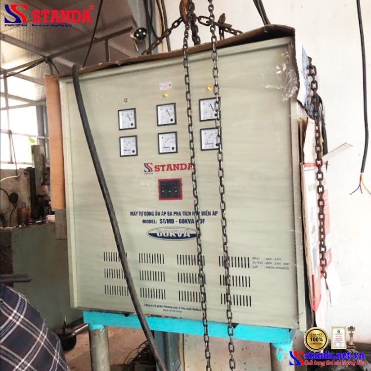 ỔN ÁP STANDA 60KVA 3 PHA DÙNG CHO MÁY HÀN CƠ KHÍ