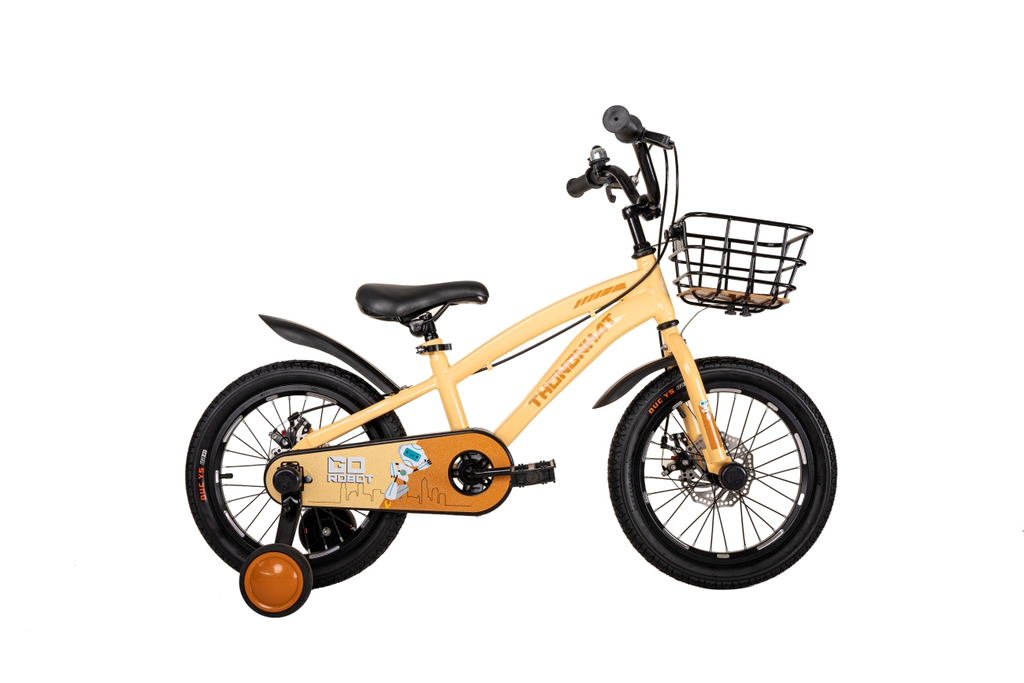 Xe đạp Thống Nhất trẻ em Robot 16 inch màu cam, xanh