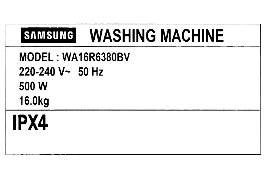 Máy giặt Samsung Inverter 16 kg WA16R6380BV/SV