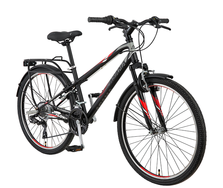 Xe đạp Asama TRK-FL2602 Khung thép chịu lực, 21 tốc độ, Phù hợp với người cao từ 1m45 trở lên