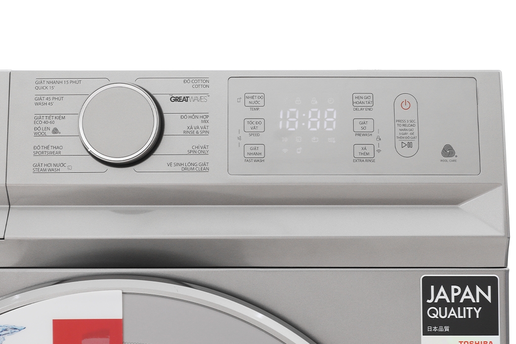 Máy giặt Toshiba inverter 9.5 kg TW-BL105A4V(SS)
