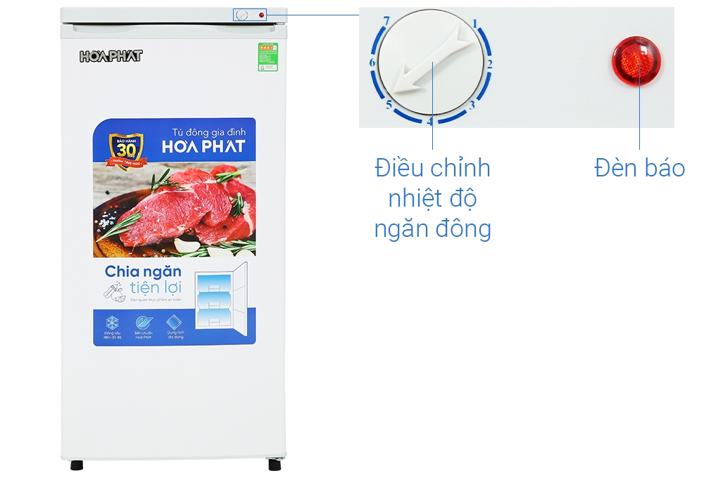 Tủ đông đứng Hòa Phát 147 Lít HPF UAH6147