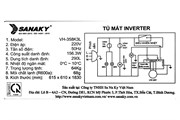 Tủ mát Sanaky Inverter 290 lít TM.VH358K3L