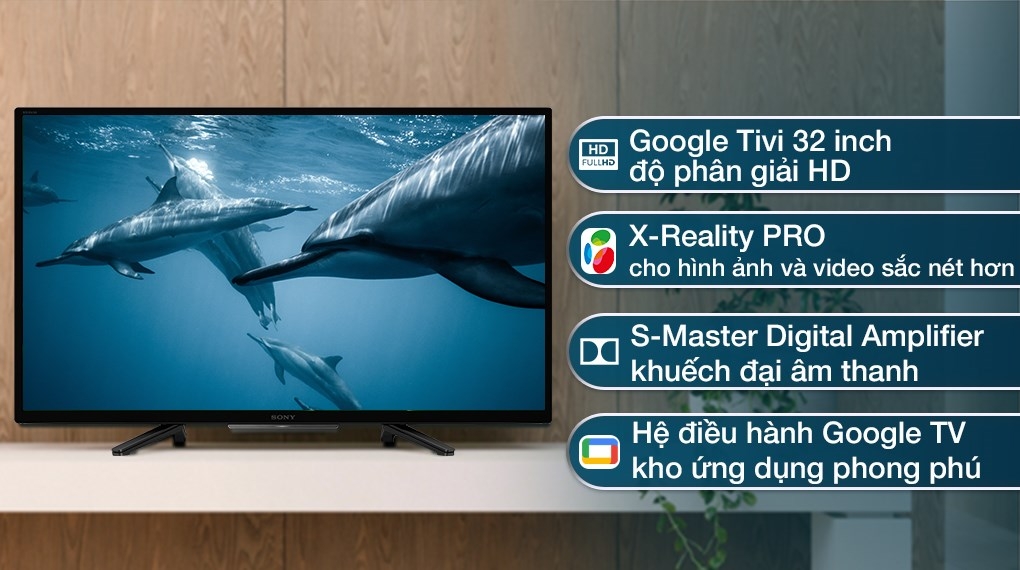 Google Tivi Sony 32 inch KD-32W830K