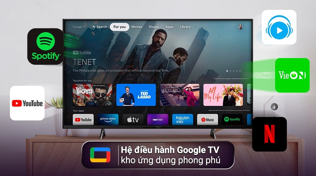Google Tivi Sony 4K 55 inch KD-55X81DK