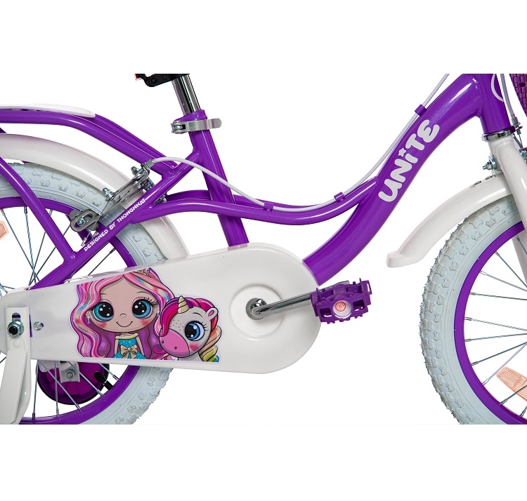 Xe đạp 3 bánh trẻ em Thống Nhất Princess TE16 giỏ trái tim (Dành cho trẻ từ 3 đến 8 tuổi)