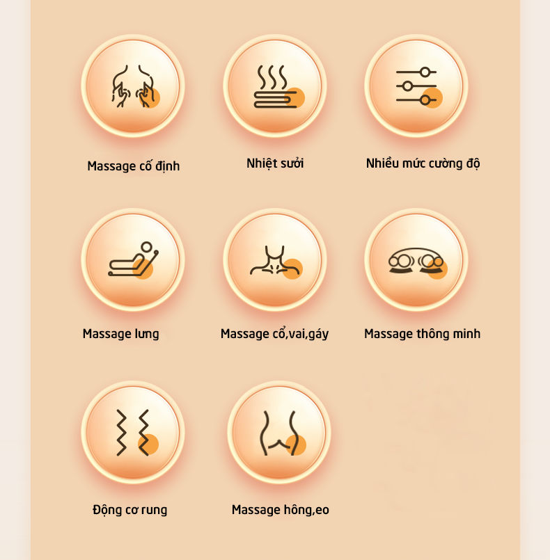 Đệm Massage toàn thân hồng ngoại RULAX đa điểm rung cao cấp phiên bản 2023- Chất liệu da cao cấp