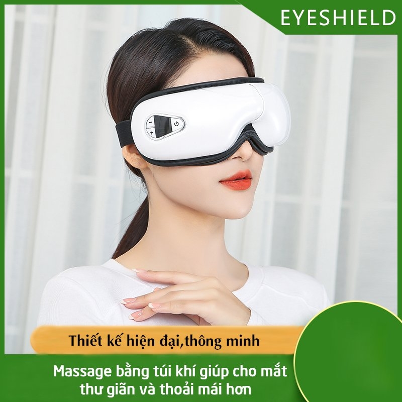 Máy Massage mắt thông minh RULAX phiên bản mới nhất 2021 trị mỏi mắt, thâm quầng (tích hợp Bluetooth)