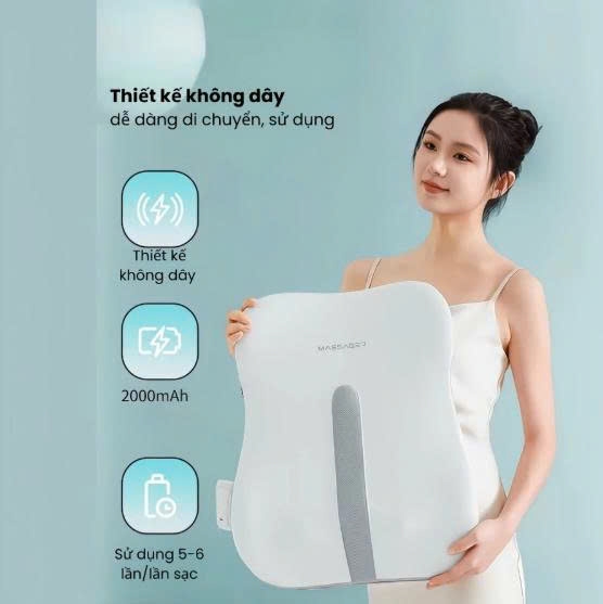 Máy Massage Lưng RULAX, Massage Đa Điểm Chạy Dọc Lưng, Thắt Eo RL-30