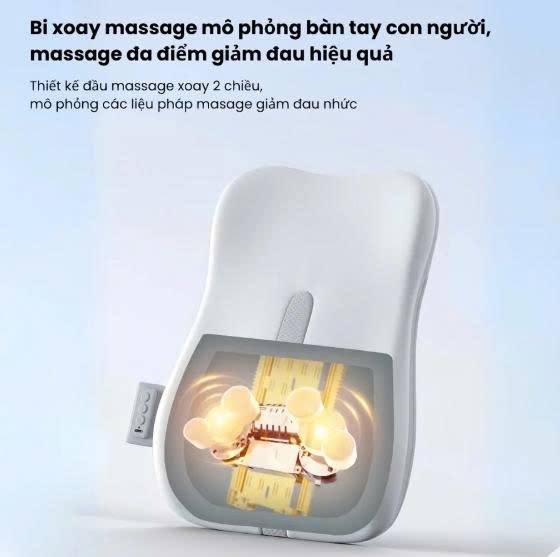 Máy Massage Lưng RULAX, Massage Đa Điểm Chạy Dọc Lưng, Thắt Eo RL-30