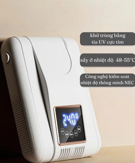 Máy Sấy Giày Thông Minh RULAX, Sấy Được 2 Đôi Cùng Một Lúc, Khử Khuẩn UV Và Ion Âm, Bảo Hành 12 Tháng