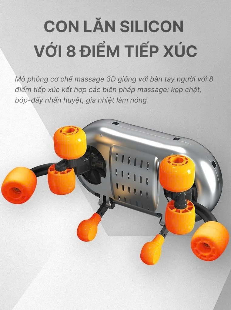 Máy Massage Cổ Vai Gáy Rulax RL20, Xoa Bóp 8D, Mô Phỏng Kỹ Thuật Massage Số 8, Cải Thiện Sức Khỏe