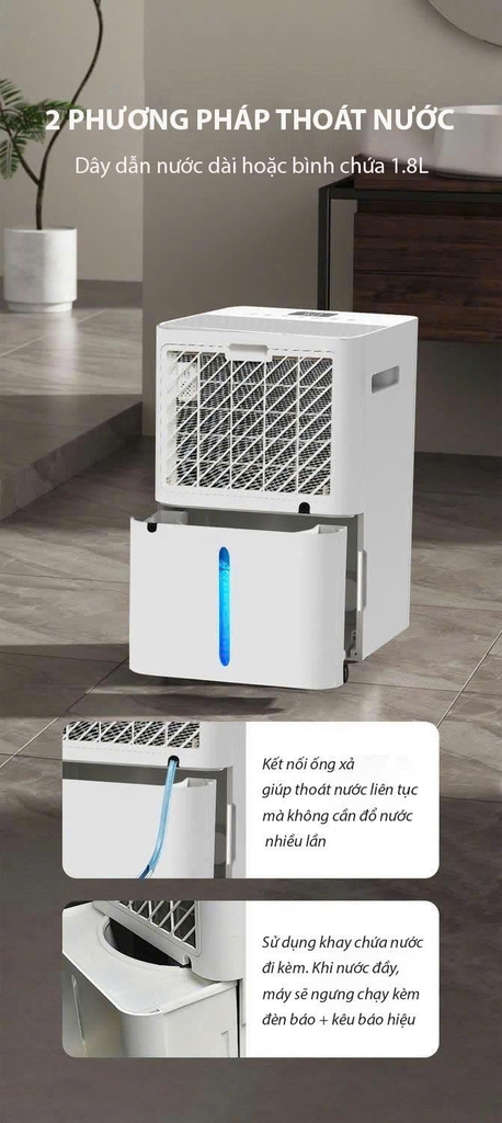 Máy Hút Ẩm Gia Đình RL-29 RULAX Công Nghệ Máy Nén 14L/D, Bảo Hành Chính Hãng 24 tháng