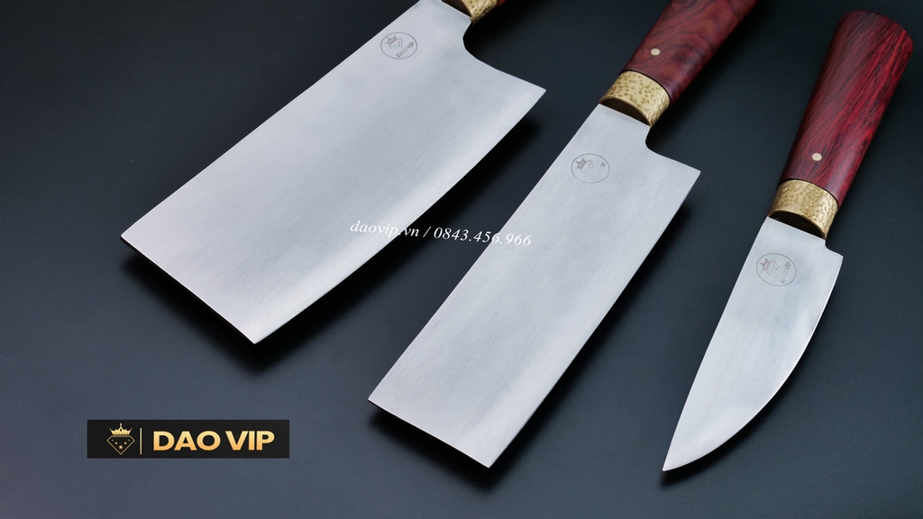 Bộ dao 3 món thép không rỉ DAO VIP DV04