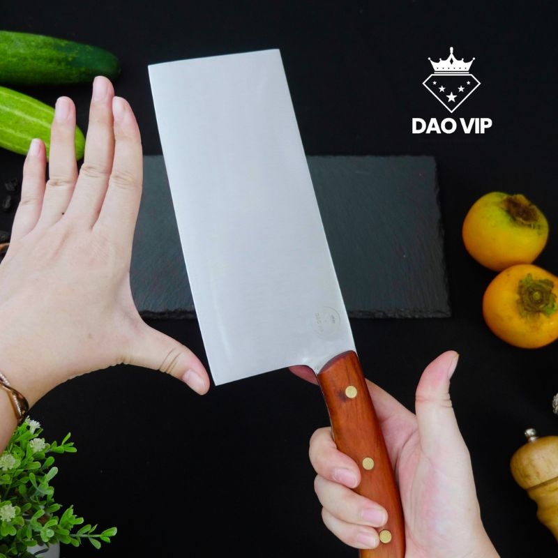 Dao chặt gà thép trắng DAO VIP SGK05H