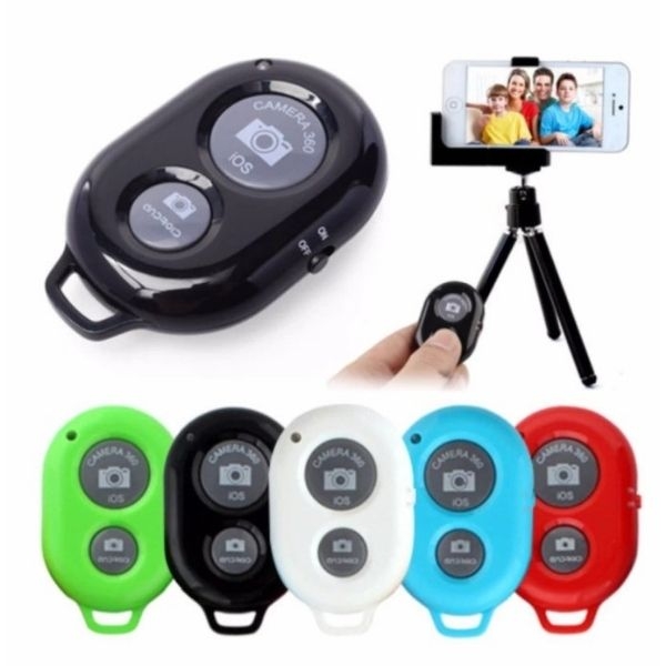 Remote Bluetooth Chụp Ảnh Từ Xa Nhỏ Gọn Tiện Lợi - Khoảng Cách Chụp 10M Hỗ Trợ Chụp Hình Quay Video Cho Tripod, Giá Đỡ Điện Thoại