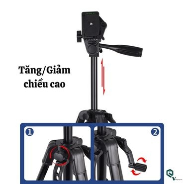 Tripod Điện Thoại Chụp Ảnh Quay Video Chuyên Nghiệp - Gậy Chụp Hình 3 Chân Khung Nhôm Chắc Chắn Để Livestream Tiện Lợi Mang Đi Du Lịch