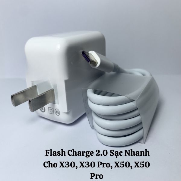 Bộ Sạc Nhanh Vivo 18W FlashCharge 3.0 Dùng Cho Tất Cả Các Dòng Máy V15 128GB, S1, Y19, Y17, ,Y93, Y91C /Vivo Y53s/Y55..