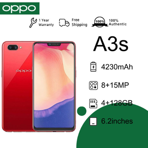 Điện Thoại Cảm Ứng Oppo A3s Ram 6/128g Màn Hình Ips Lcd 6.2 Inches (Đẹp 99%) - Fullbox