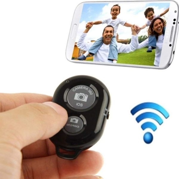 Remote Bluetooth Chụp Ảnh Từ Xa Nhỏ Gọn Tiện Lợi - Khoảng Cách Chụp 10M Hỗ Trợ Chụp Hình Quay Video Cho Tripod, Giá Đỡ Điện Thoại