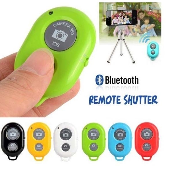Remote Bluetooth Chụp Ảnh Từ Xa Nhỏ Gọn Tiện Lợi - Khoảng Cách Chụp 10M Hỗ Trợ Chụp Hình Quay Video Cho Tripod, Giá Đỡ Điện Thoại