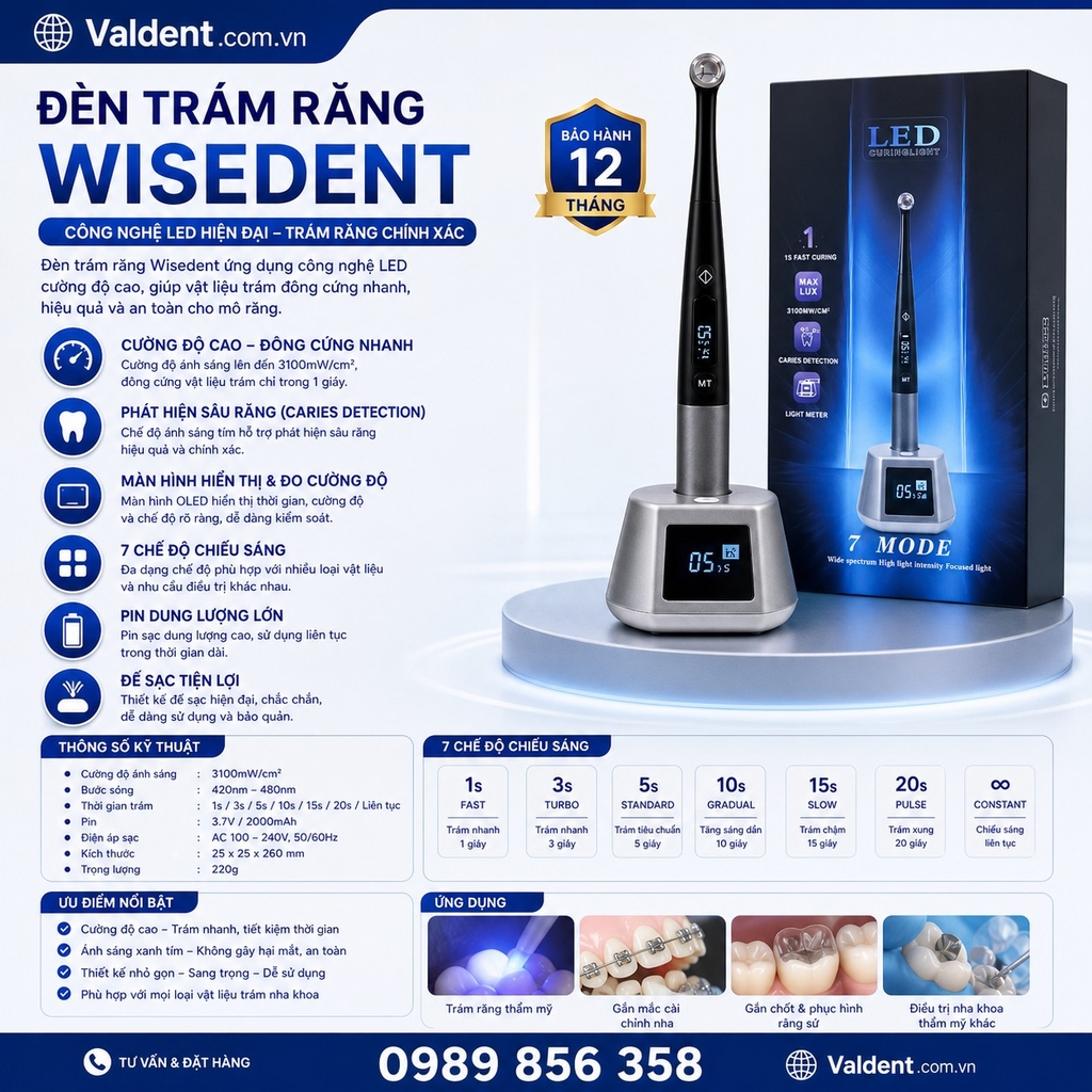 Đèn trám răng Wisedent