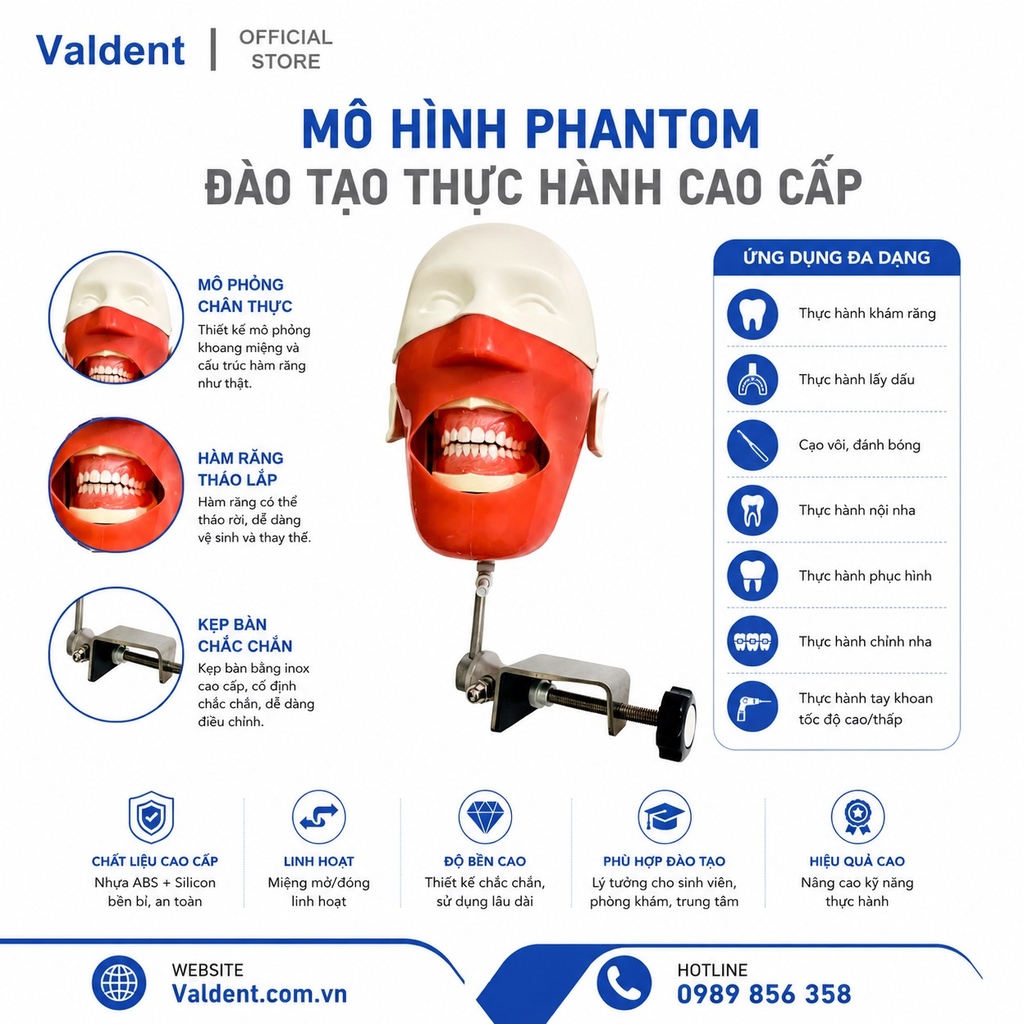 Mô hình phantom đào tạo thực hành cao cấp