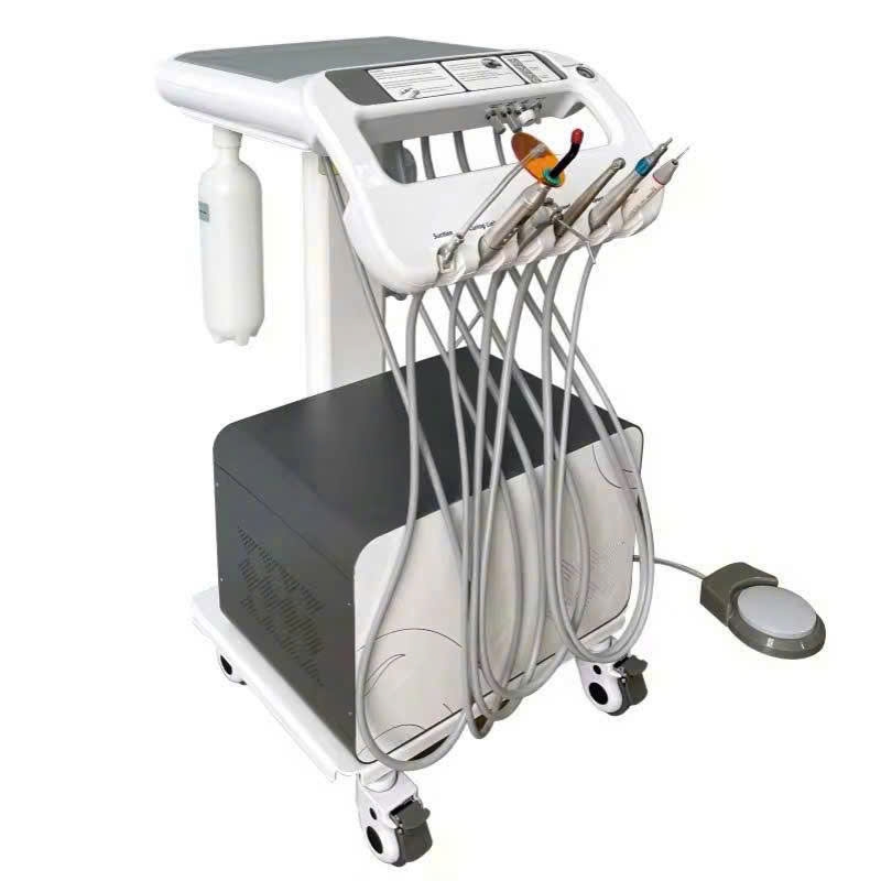 Máy nha khoa đa chức năng cao cấp-Mobile Dental Unit 5 in 1