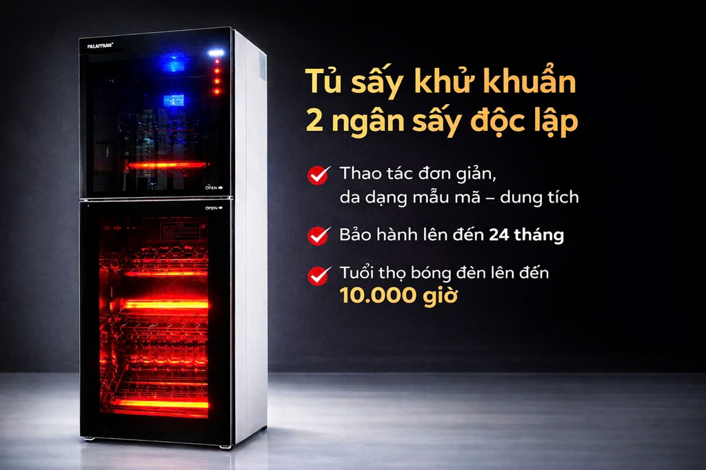 Tủ sấy diệt khuẩn PALMYRAN PAL380