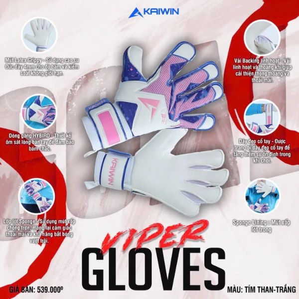 Găng tay thủ môn viper kaiwin