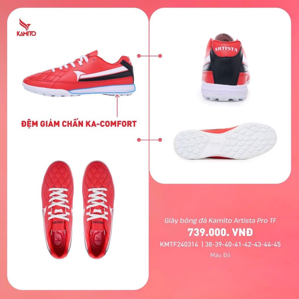 Kamito Artist Pro TF - Đỏ