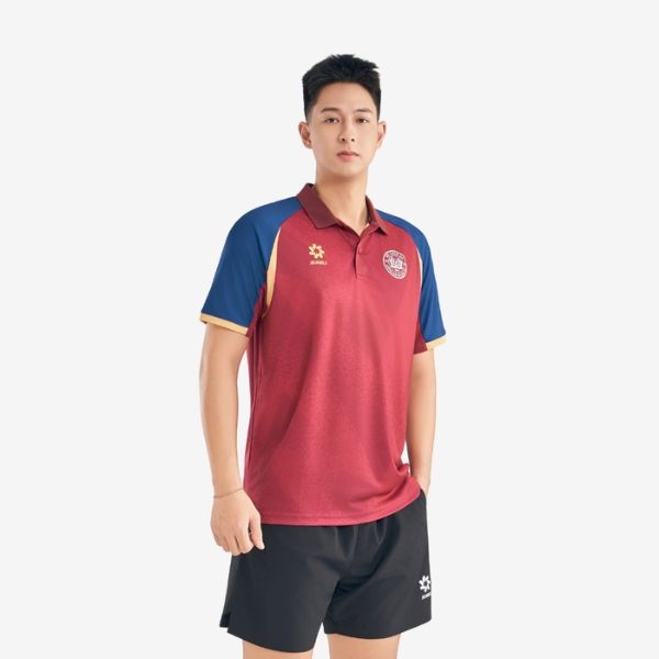 Áo polo di chuyển cầu thủ CLB CAHN 25/26 Đỏ Đô