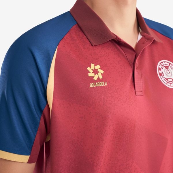 Áo polo di chuyển cầu thủ CLB CAHN 25/26 Đỏ Đô
