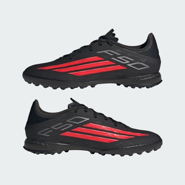 Giày Bóng Đá Adidas F50 League TF Black Pack JR8977 - Đen