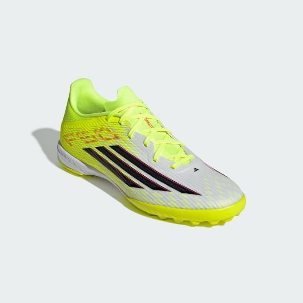 Giày Bóng Đá Adidas F50 League TF JR8978 Born For Goals - Xanh Chuối