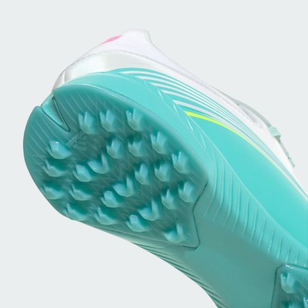 Giày Bóng Đá Adidas F50 Messi League TF JQ0937 - Trắng/Xanh Ngọc