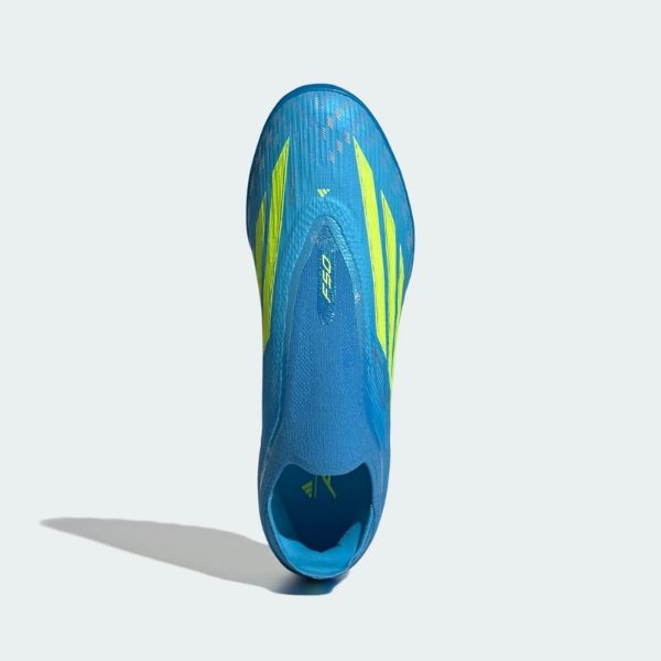 Giày Bóng Đá Adidas F50 Pro TF Laceless ( Không Dây) Ice Cold Precision JQ1484