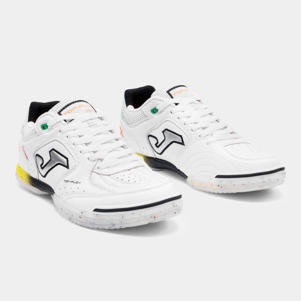 Giày Bóng Đá Fustal Joma Top Flex TOPW2602IN White