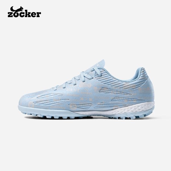 Giày Đá Bóng Zocker Winner Energy Xanh Nhạt/Trắng