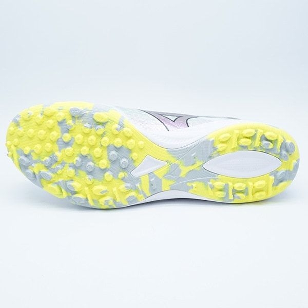 Giày đá bóng Mizuno Alpha II Elite TF Frontier Pack  P1GD256209 Trắng/Bạc/Xanh