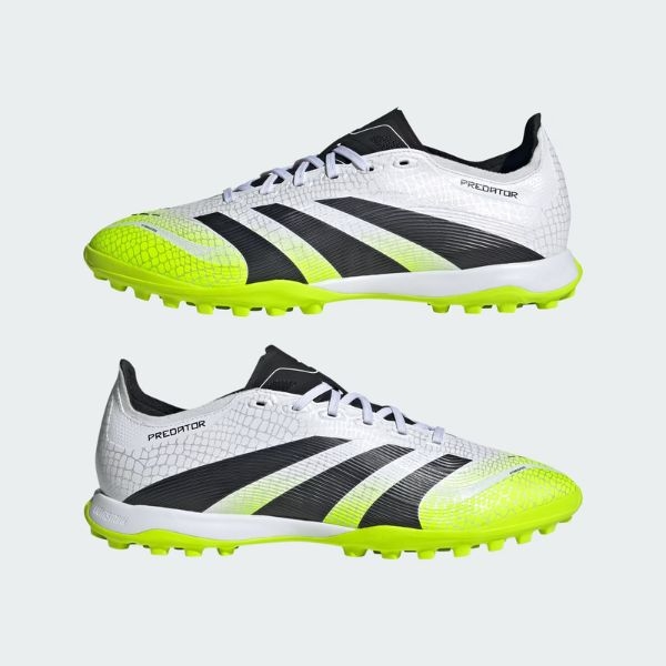 Giày bóng đá Adidas Predator 2 League TF Radiant Blaze JI1132 - Trắng/Xanh lá