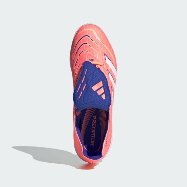 Giày bóng đá Adidas Predator 25 League FT TF JQ1074 -Màu  Cam, Lưỡi gà Lật