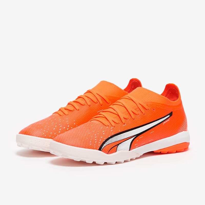 PUMA Ultra Match TT Supercharge - Ultra Orange/PUMA White/Blue Glimme