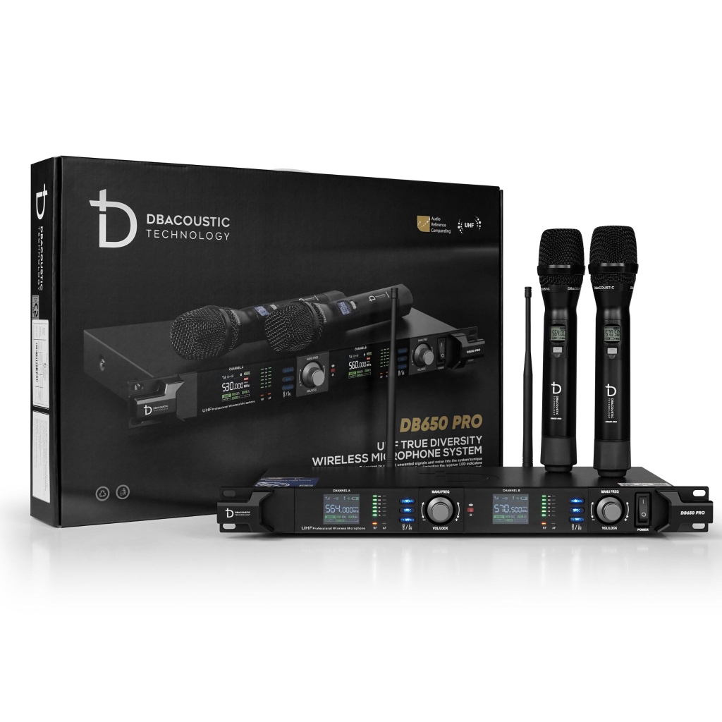 Micro Karaoke Không Dây Dbacoustic DB650PRO | Giá rẻ nhất, Bảo hành 12 tháng | Vietsys Technology