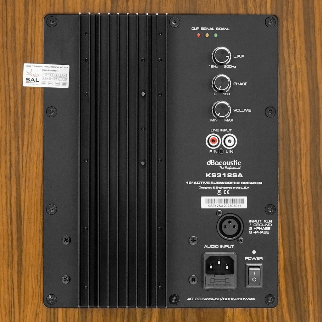 Loa Sub Điện Dbacoustic KS312SA | Giá rẻ nhất, Bảo hành 12 tháng | Vietsys Technology
